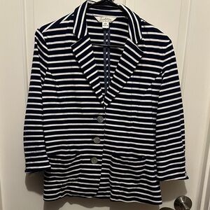 Stylish Women's Striped Blazer